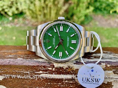 rolex green oyster perpetual